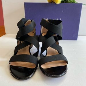 Stuart Weitzman Belted Elastic Dress Shoe